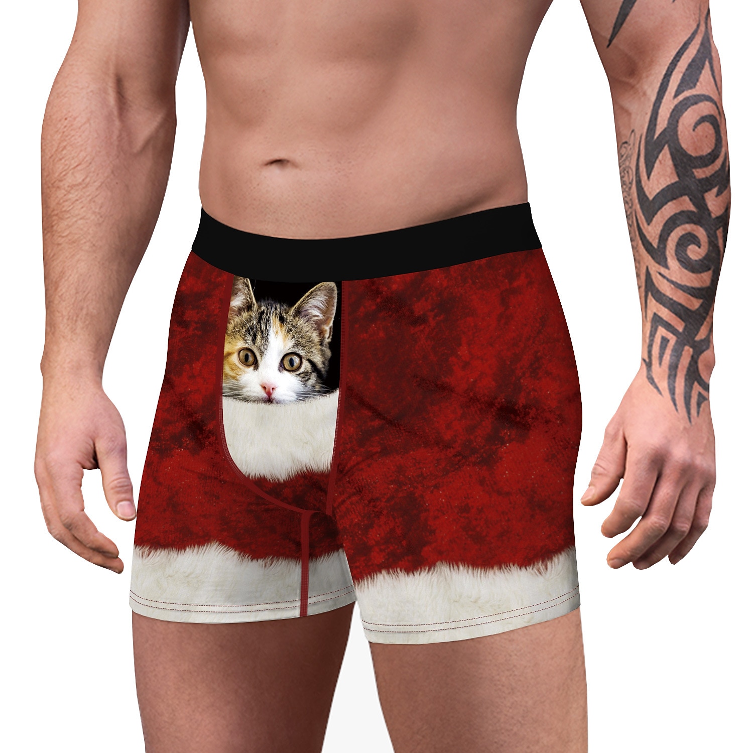 Christmas Gift Boxer Briefs Underwear Men's Christmas Carnival Masquerade Christmas Eve Christmas Adults Party Christmas 2025 - $11.99 –P16