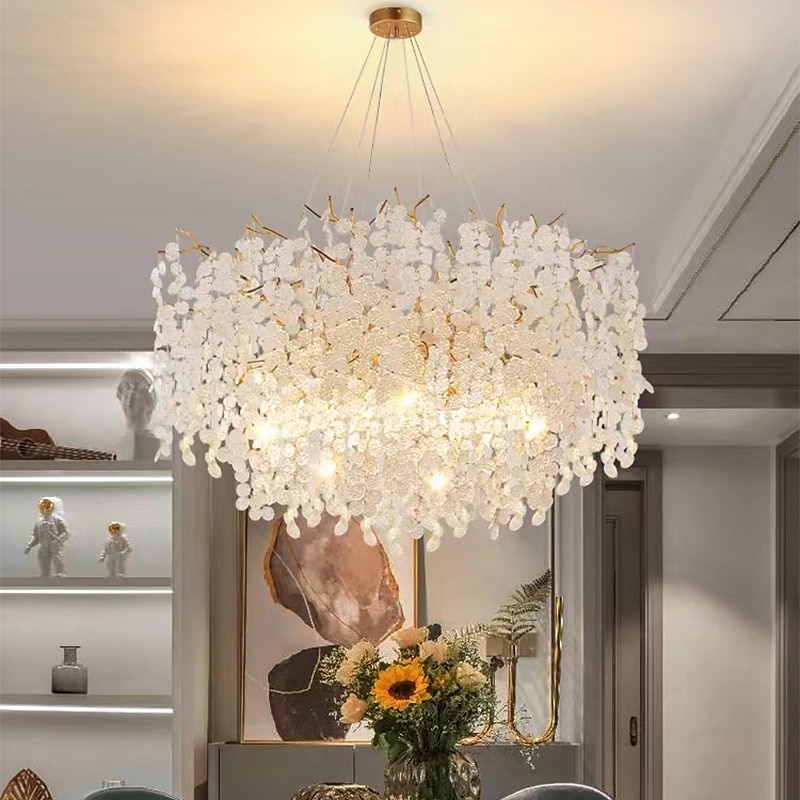 LED Chandeliers Modern Luxury, 60cm Gold Crystal for Home Interiors Kitchen Bedroom Iron Art Tree Branch Lamp Creative Lamp Light 85-265V 2025 - $739.49 –P9