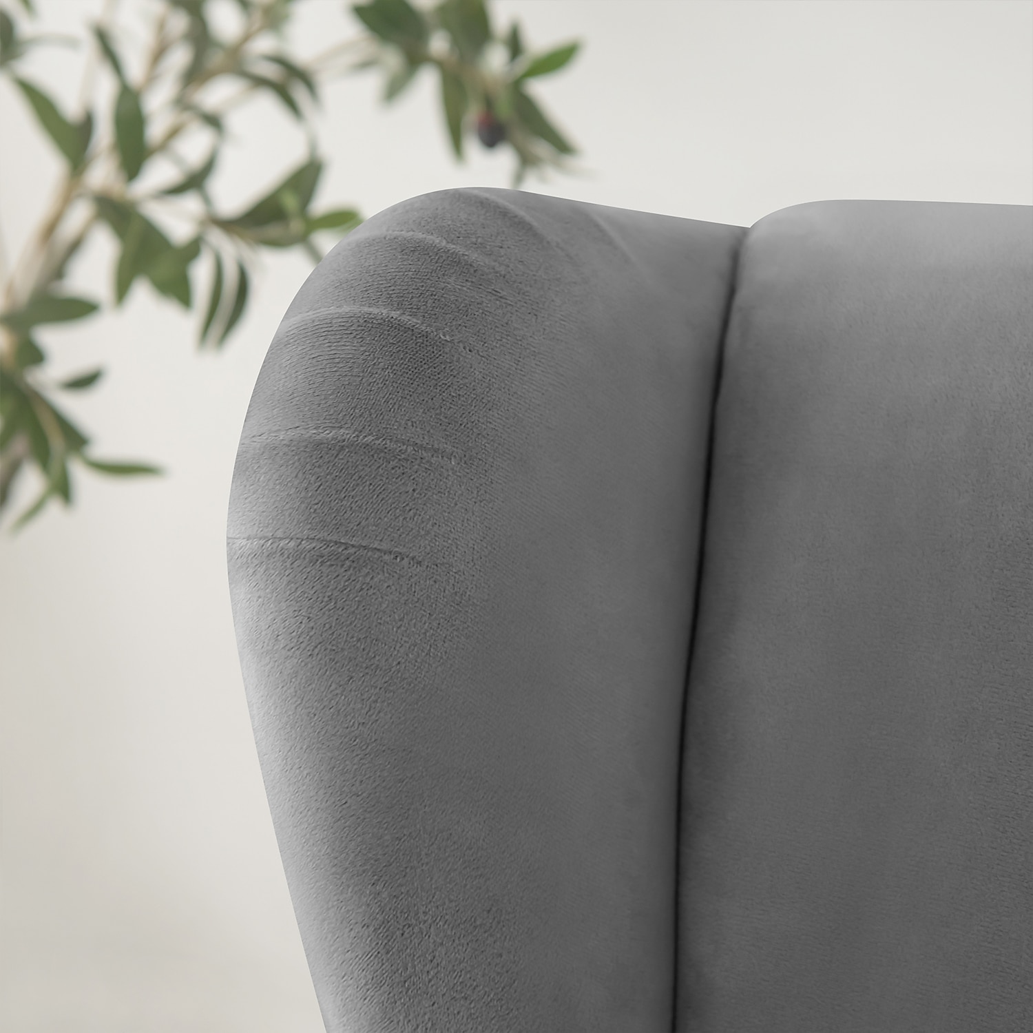 copripoltrona elasticizzata con schienale alto copripoltrona bordeaux con fodera per cuscino di seduta copripoltrona con schienale alto in velluto spandex per sedia ikea strandmon del 2025 a $39.99 –P4
