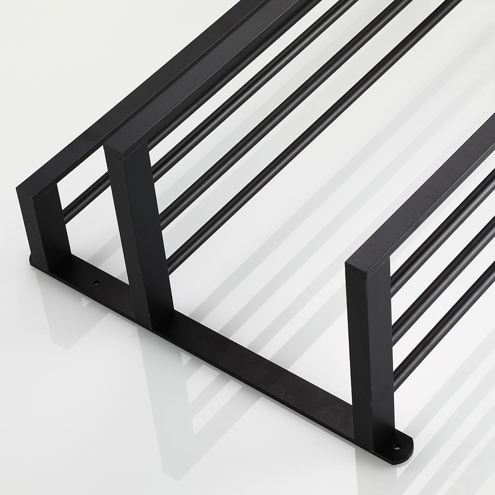 portasciugamani in alluminio per bagno, portasciugamani da parete a 3 strati porta asciugamani da bagno 60 cm (nero/argento/grigio canna di fucile) del 2025 a $84.99 –P15