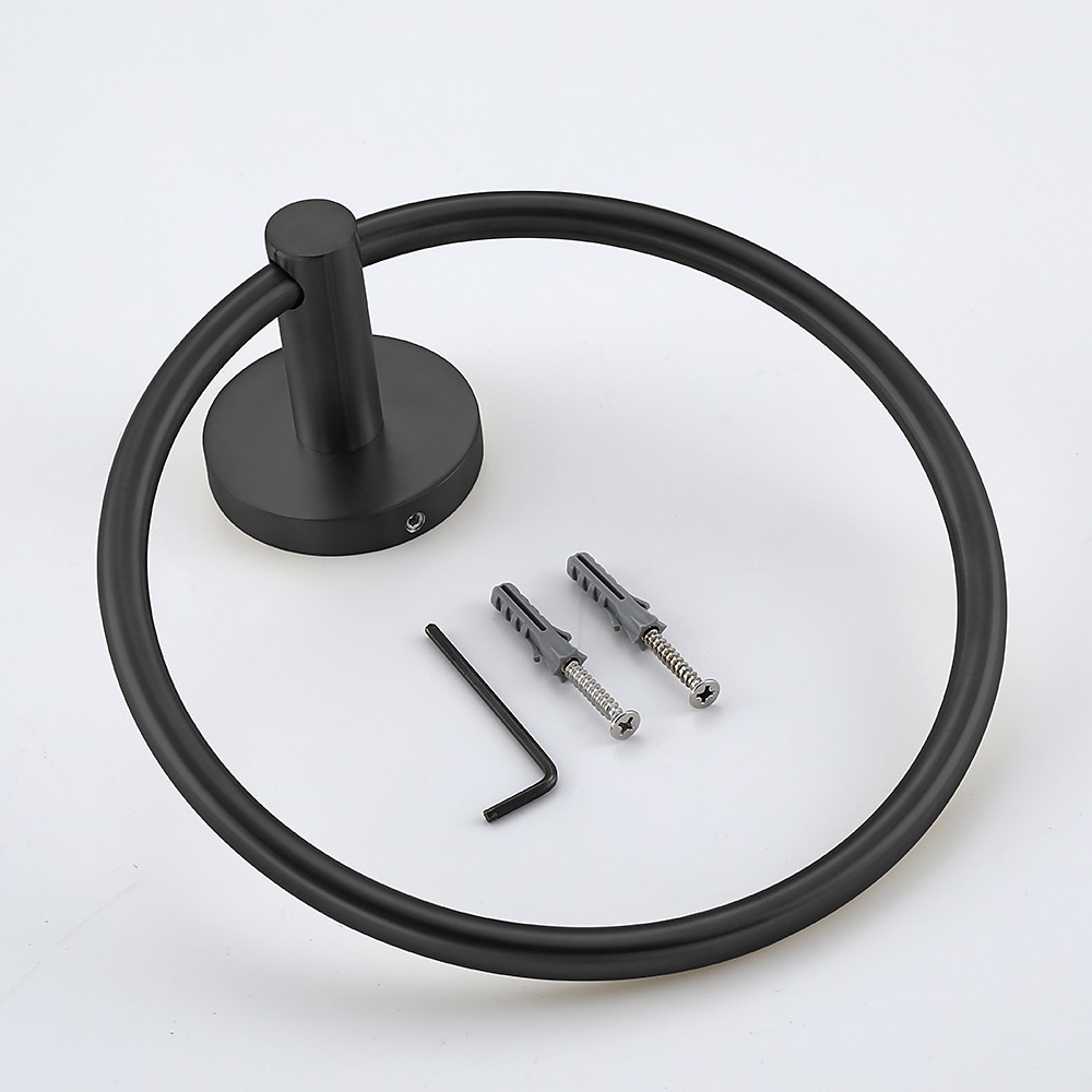 Towel Ring for Bathroom,Stainless Steel Hand Towel Holder Modern Circle Towel Hanger Round Towel Rack Wall Mounted(Black/Chrome/Golden/Brushed Nickel) 2025 - $32.59 –P2