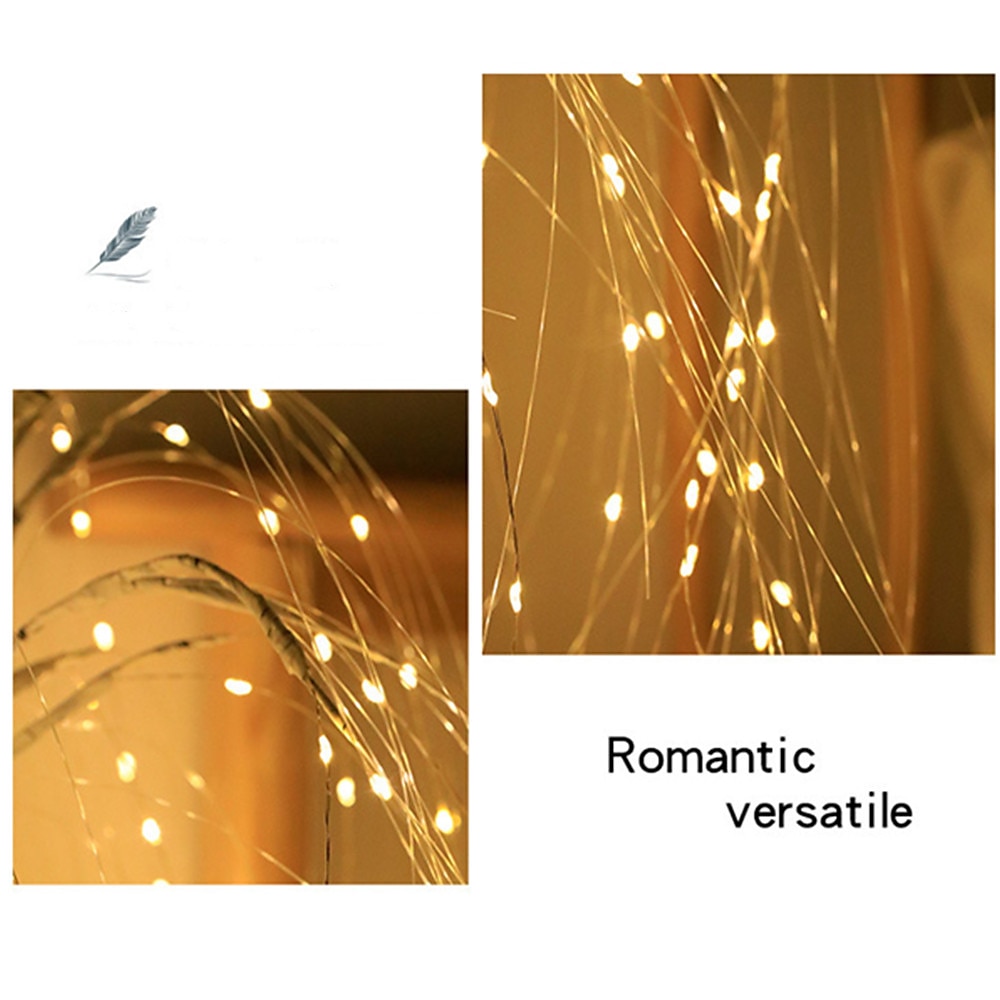 2025年 led 柳クリスマス ツリー ナイト ライト 192leds タッチ コントロール 8 モード妖精の夜ランプ寝室の結婚式パーティー家の装飾  コレクション – $22.99 –P2