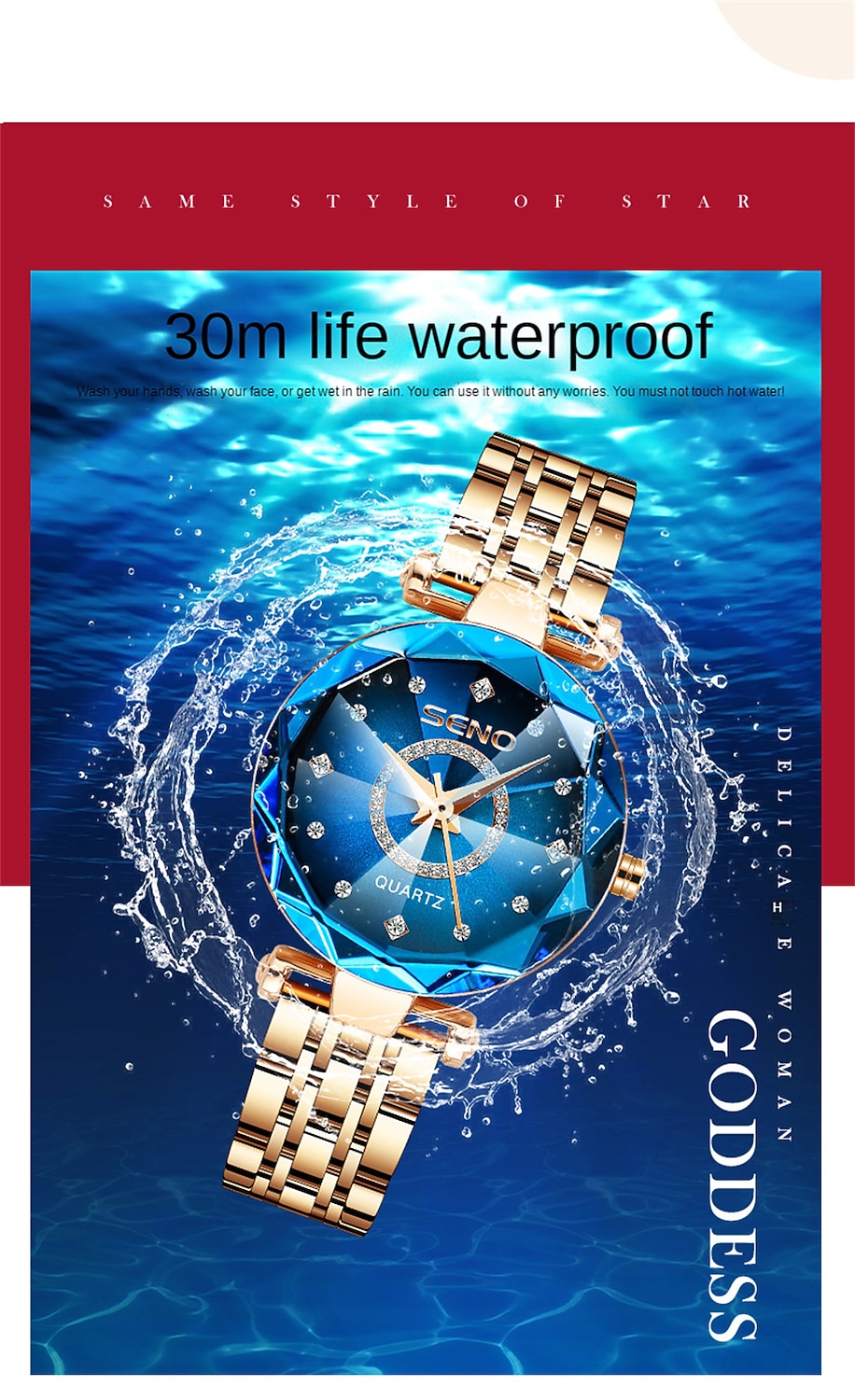 Women Golden & Silver Classic Quartz Watch Female Elegant Clock Luxury Mother's Day Gift Watches Ladies Waterproof Wristwatch 2026 - $31.99 –P10
