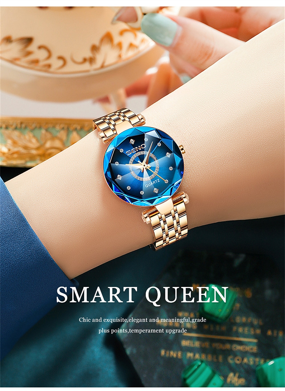 Women Golden & Silver Classic Quartz Watch Female Elegant Clock Luxury Mother's Day Gift Watches Ladies Waterproof Wristwatch 2026 - $31.99 –P8