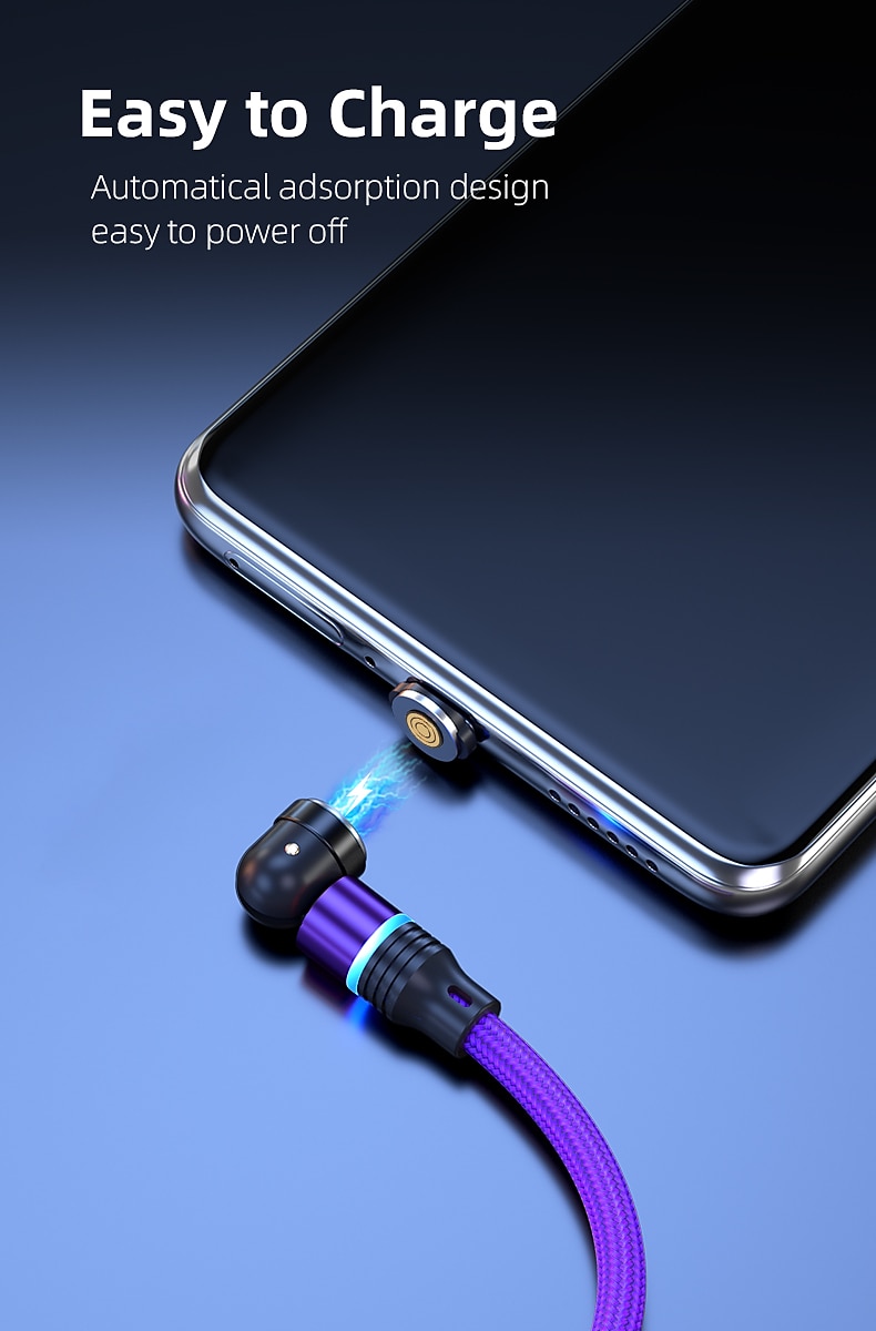 Multi Charging Cable 0.5m(1.5Ft) 3.3ft 6.6ft USB A to Lightning / micro / USB C 2.4 A Charging Cable Fast Charging Nylon Braided 3 in 1 Magnetic For Samsung Xiaomi Huawei Phone Accessory 2025 - $12.99 –P5