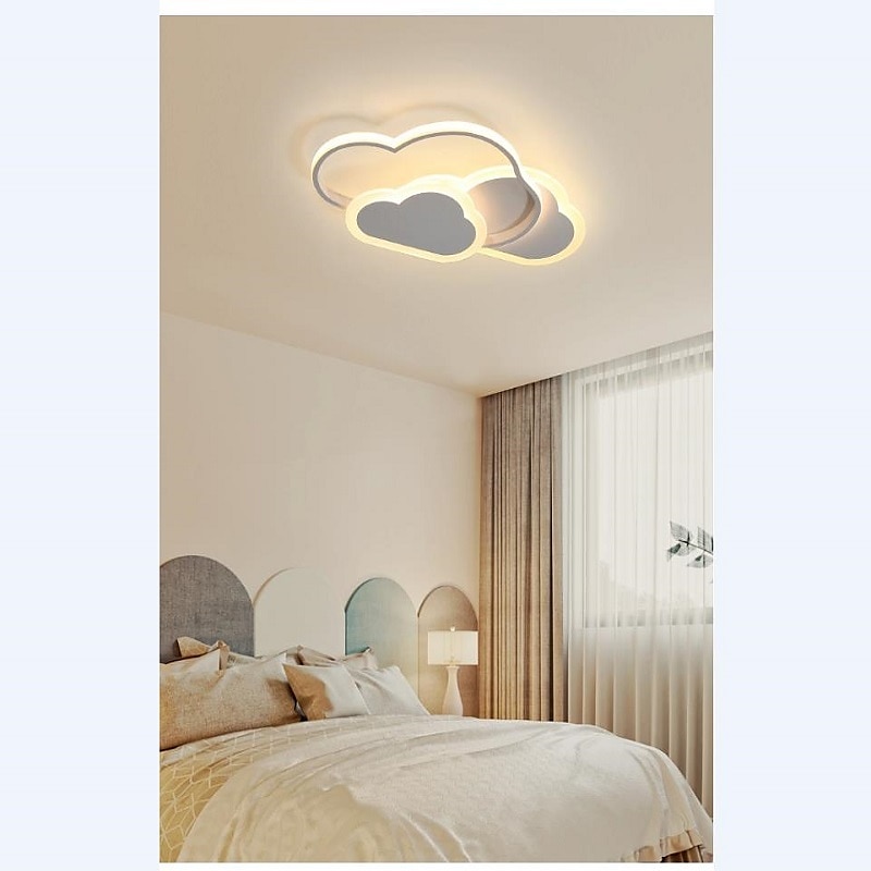 led stropní svítidla barevná stmívatelná do dětského pokoje zapuštěná stropní svítidlo ve tvaru mraků kovové dřevěné svítidlo do dětského pokoje pro kluky dívčí pokoj dětský pokoj 110-220v (17,6") 2025 - $178.99 –P1