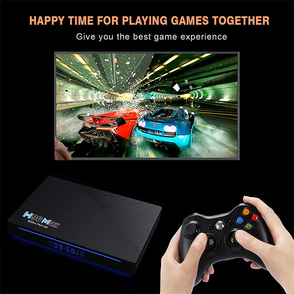 Smart TV Box H96 MAX RK3566 Quad Core Android 11.0 8GB RAM 128GB ROM 1080p 8K with Dual Wi-Fi 2.4G/5.0G Media Player Google Play Youtube 2025 - $127.99 –P8