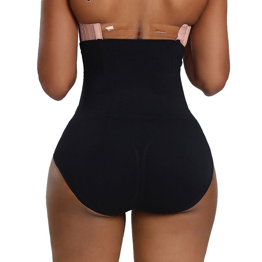 Dame Boxershorts Formet Bekledning Mote Formede Klær Korsetter Kort Høy Midje عادي Midjekontroll Rumpeløft Komfort Høy Elastisitet Fritid / hverdag Hud Svart (SVART) Tynn 2025 - $13.49 –P4