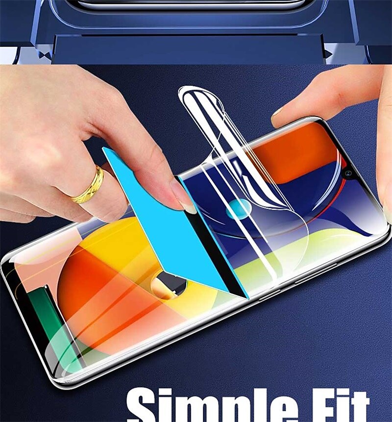 [4 пакета] Защитная пленка Назначение Samsung S24 Ultra Plus S23 S22 S21 S20 Plus Ultra S10 S10 Plus Note 20 Ultra 10 Plus Гидрогель ТПУ Уровень защиты 9H Самозаживление Против отпечатков пальцев HD 2025 - $12.99 –P4