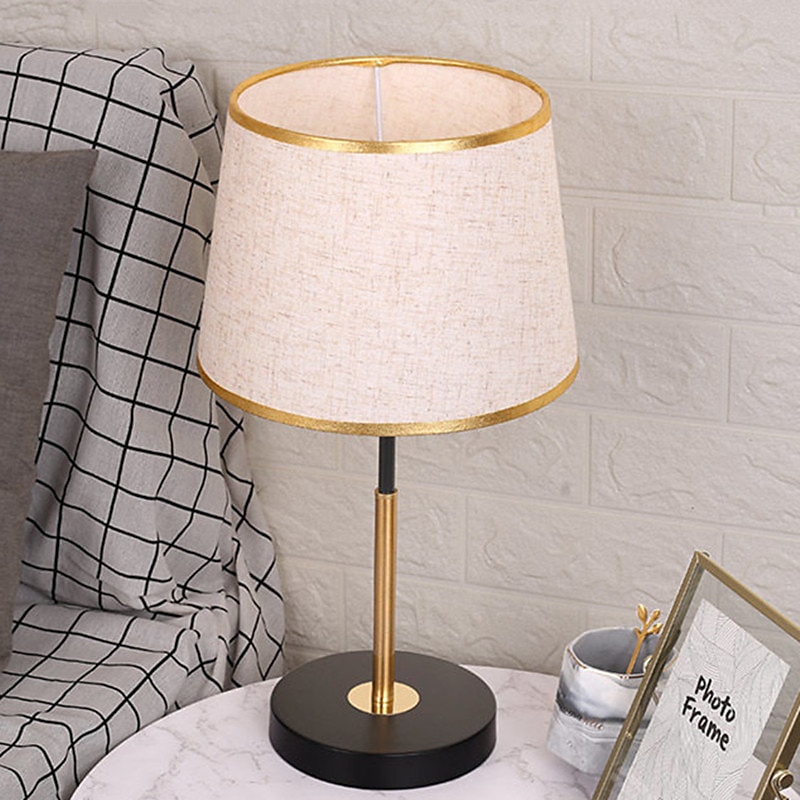 Bedside Table Lamp，Desk Lamps Modern Light Luxury Leather Table Lamp Hotel Bedroom Bedside Lamp American Decorative Table Lamps Nightstand Lamp Bedroom 2025 - $164.99 –P6