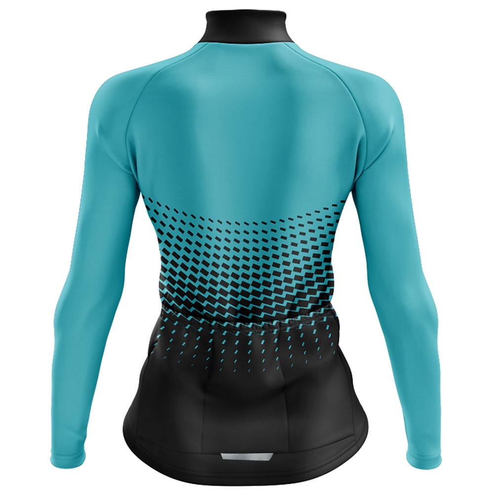 Mulheres Camisa para Ciclismo Poá Manga Longa Moto Camisa / Roupas Para Esporte Blusas com 3 bolsos traseiros Ciclismo de Montanha Ciclismo de Estrada Secagem Rápida Tiras Refletoras Bolso Traseiro de 2026 por $34.99 –P3
