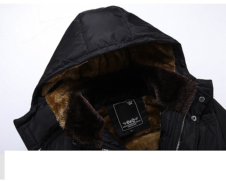Men's Winter Coat Winter Jacket Puffer Jacket Quilted Jacket Camping & Hiking Warm Winter Solid Color Bright Black Black Puffer Jacket 2025 - $48.99 –P8