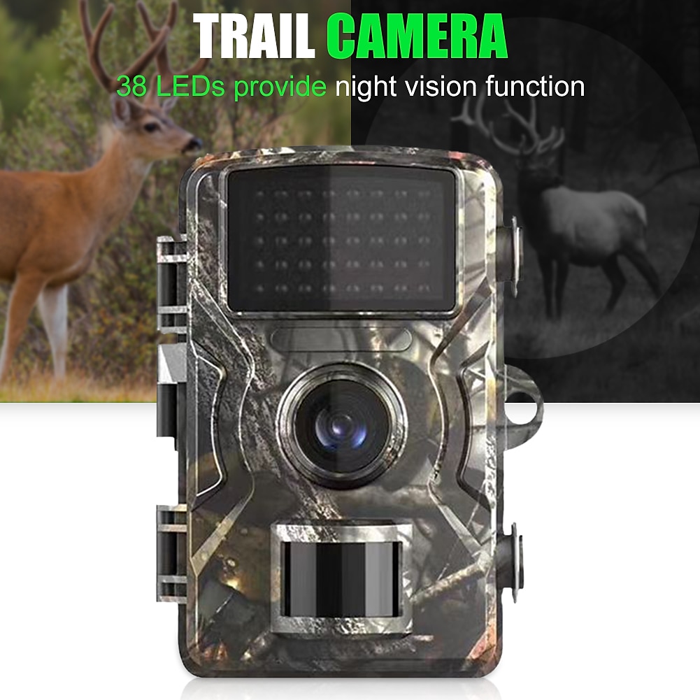 DL001 Hunting Trail Camera 16MP 1080P Wildlife Scouting Camera with 12M Night Vision Motion Sensor IP66 Waterproof Trail Camera 2025 - $55.99 –P8
