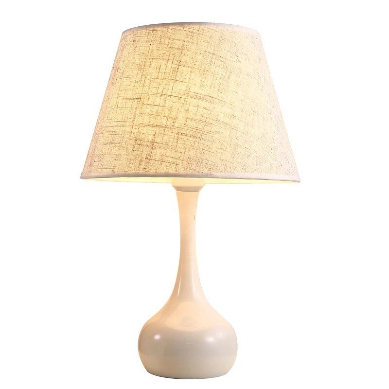 Bedside Table Lamp Desk Lamps for Bedroom, Minimalist Fabric Desk Lamp,Bedside Lamp Bedroom Warm Hotel Study Table Lamp 2025 - $182.99 –P7