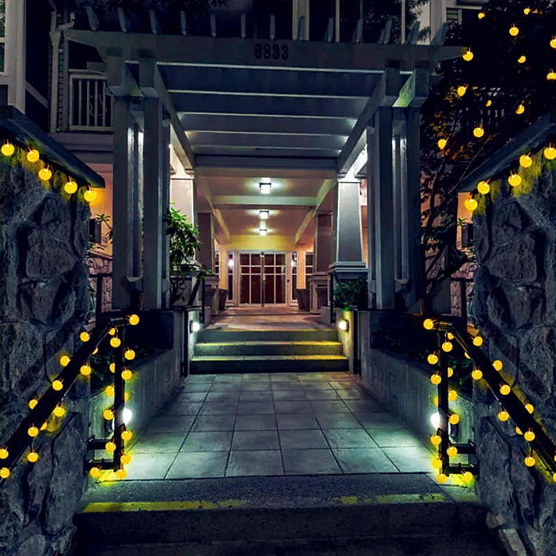 Guirlande lumineuse solaire à LED, 10 m/20 m/30 m/50 m, lumières acryliques étanches pour l'extérieur avec télécommande, plug-in pour les vacances de Noël, les fêtes,&amp;décoration de jardin prise de 2025 ? $30.99 –P9
