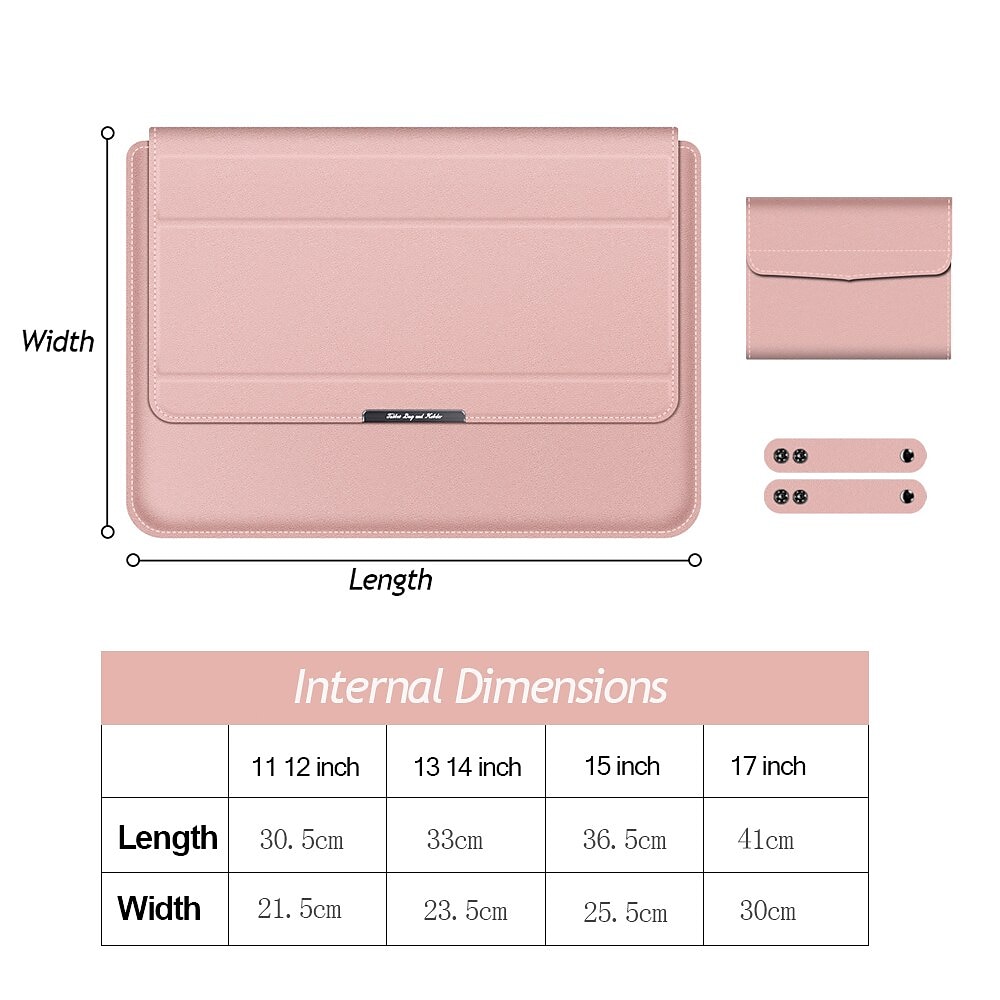 Laptop Sleeves 12" 14" 15.6" inch Compatible with Macbook Air Pro, HP, Dell, Lenovo, Asus, Acer, Chromebook Notebook Waterpoof PU Leather Solid Color for Business Office 2025 - $36.99 –P10