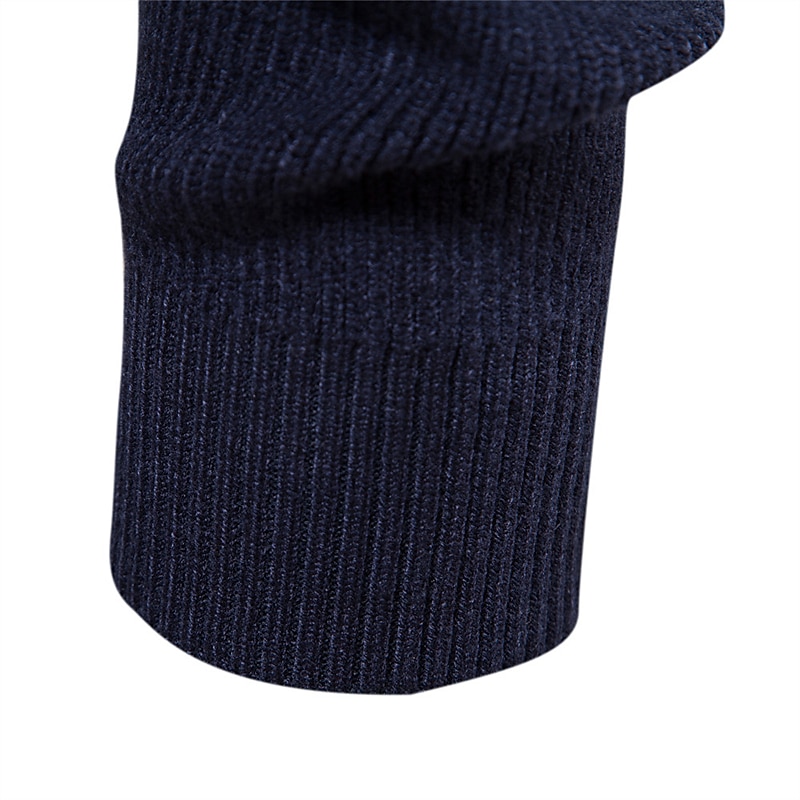 Herren Pullover Strickjacke Pullover mit Viertelreißverschluss Gerippt Stricken Zip Strick Einfarbig Stehkragen Warm-Ups Moderne zeitgenössische Freizeitskleidung Urlaub Bekleidung Herbst Winter 2025 - $44.99 –P7