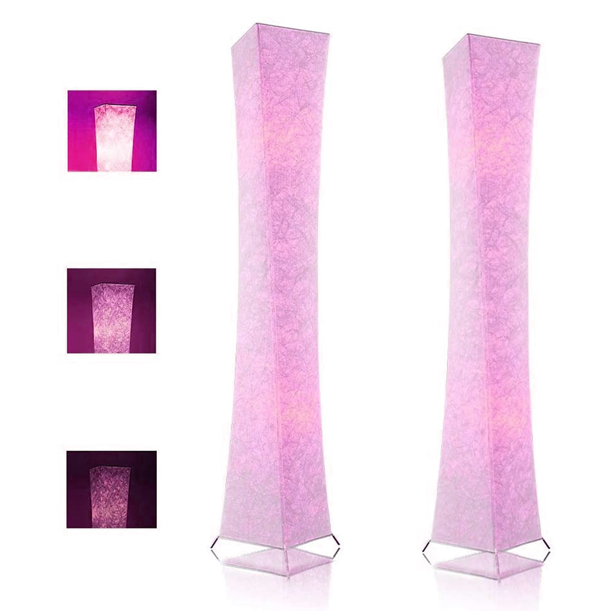 lampada da terra intelligente, lampada alta rgb da 61", lampadine intelligenti a led dimmerabili e cambia colore rgbw e paralume in tessuto bianco, con telecomando, lampada da terra per soggiorno, camera da letto e sala giochi del 2025 a $166.99 –P3