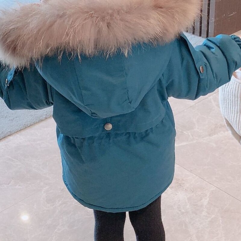 2025年 幼児 女の子 パーカー 純色 ファッション アウトドア コットン コート アウターウェア 3～7歳 秋 ブラック ピンク ブルー  コレクション – $39.99 –P9