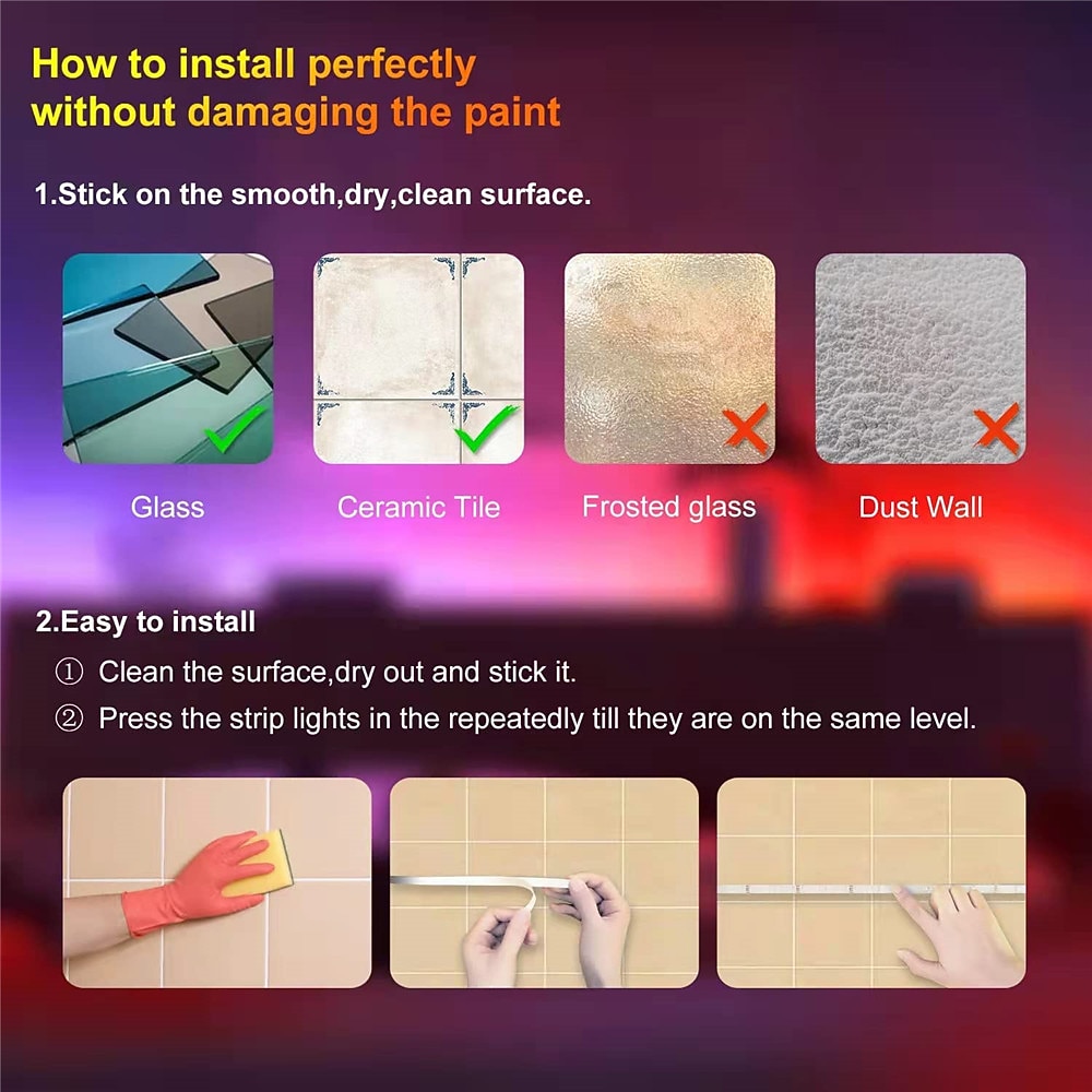 светодиодные ленты rgb 5050 20 м 65,6 футов сверхдлинный набор светодиодных лент для изменения цвета с 44 клавишами ИК-пульт дистанционного управления светодиодные фонари для спальни, кухни, украшения 2026 - $17.99 –P12