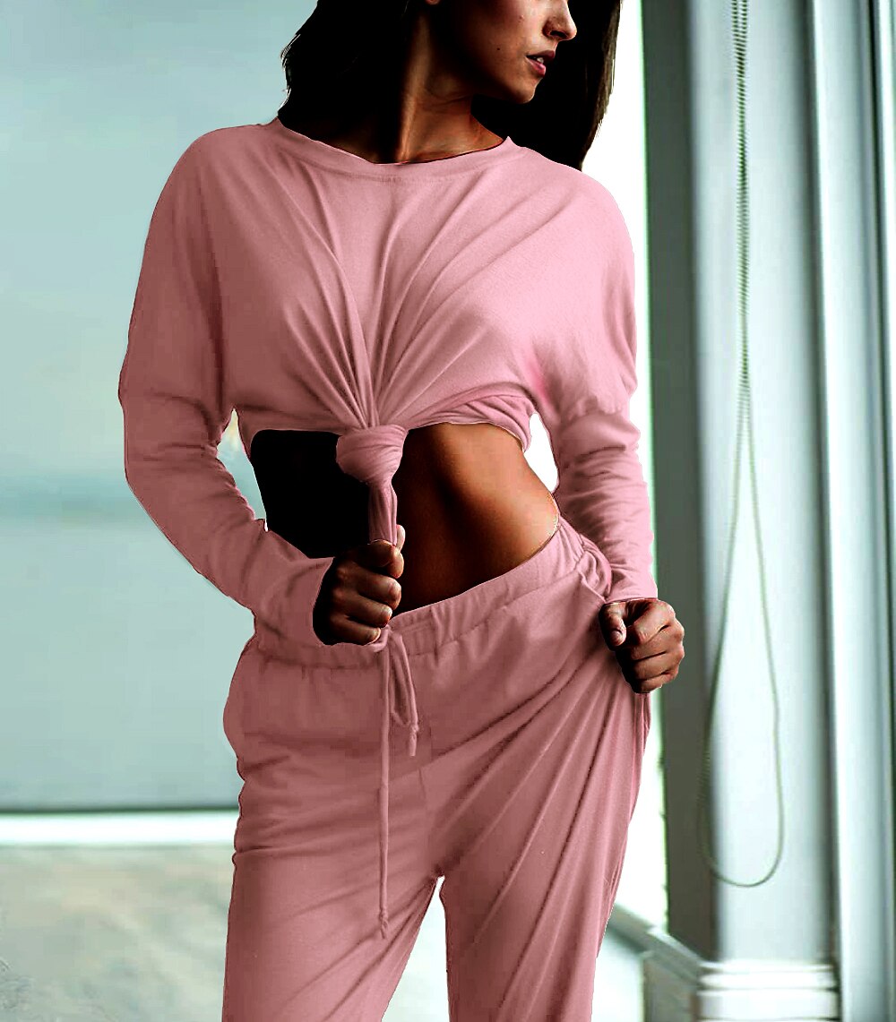Women's Tracksuit Sweatsuit Drawstring Athleisure Long Sleeve Polyester Soft Running Jogging Sportswear Activewear Black Rosy Pink Watermelon / Sweatshirt / Stretchy 2025 - $25.99 –P19