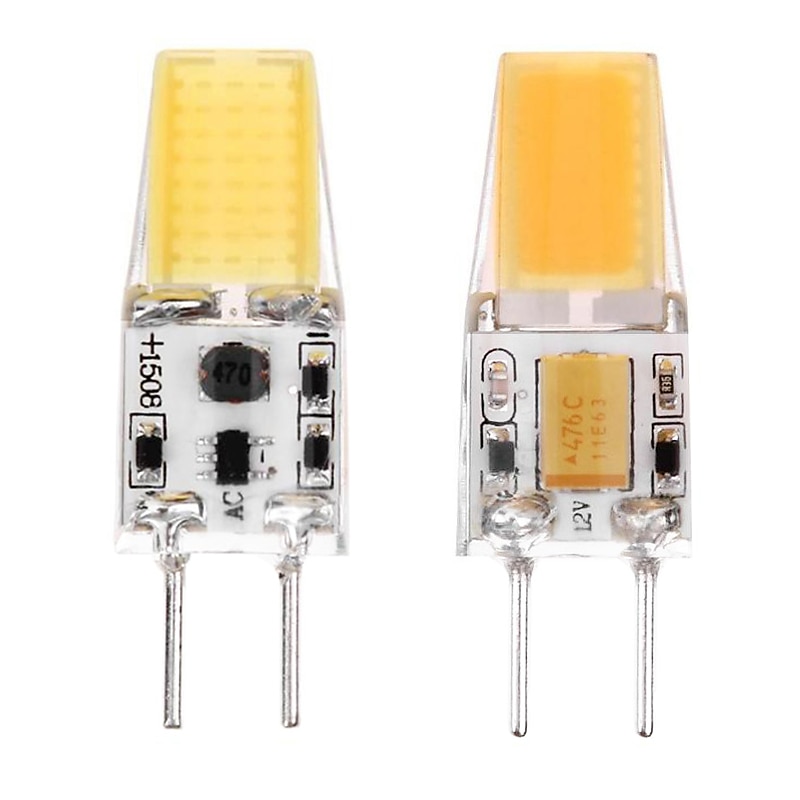 2025年 ledバイピンライト 10個 gy6.35 5w ledキャンドルライト ledコーンライト 500 lm コブビーズ 温白色 白ac/dc 12v クリスタルシャンデリア光源 省エネで環境に優しい電球  コレクション – $40.99 –P5