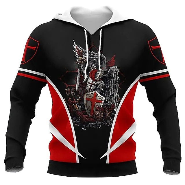 Wishine sudaderas con capucha unisex impresión digital 3d película de terror payaso sudadera pulóver top negro xl tops de calavera 2025 - $29.99 –P6