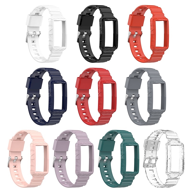 Smart Watch Band Kompatibilis valamivel FitBit Charge 4 / Charge 3 / Charge 3 SE Charge 5 Szilikon Okos óra Szíj Vízálló Állítható Légáteresztő Sportszíj Csere Karszalag 2025 - $12.99 –P3