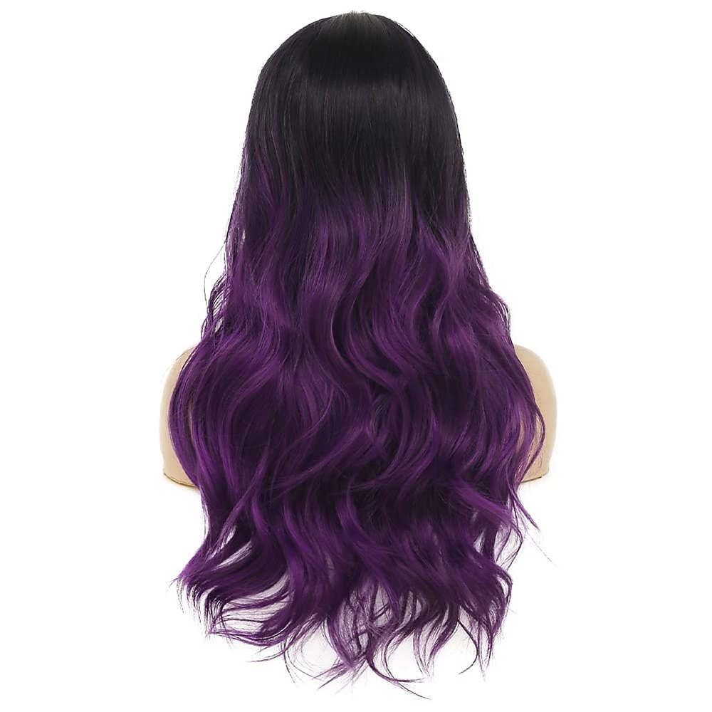 ombre vert longs ondulés bouclés perruques pour les femmes vert foncé perruques de cheveux synthétiques racines foncées cheveux femmes pleine perruque cosplay fête de noël perruques usage quotidien de 2025 ? $23.99 –P11