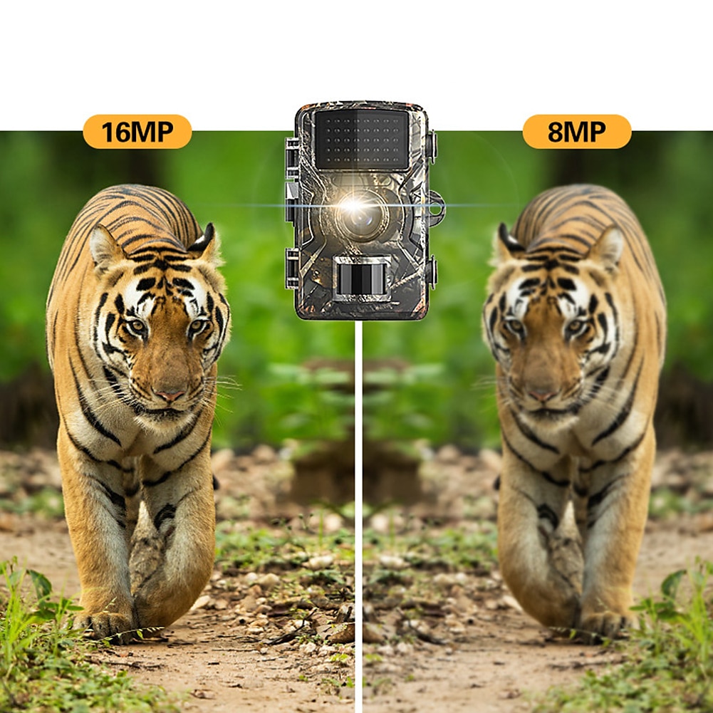 DL001 Hunting Trail Camera 16MP 1080P Wildlife Scouting Camera with 12M Night Vision Motion Sensor IP66 Waterproof Trail Camera 2025 - $55.99 –P11