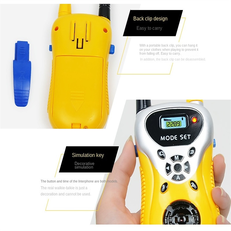 2 pcs Mini walkie talkie kids Radio Retevis Handheld Toys for Children Gift Portable Electronic Two-Way Radio communicator 2025 - $29.99 –P8