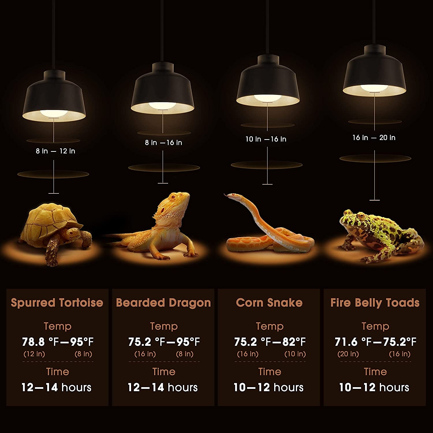 UVA Reptile Heating Lamp - Full Spectrum 50W/100W Bulb Black Light for Tortoise, Lizard, & Bearded Dragon Tank E27 Base 2pcs 2025 - $13.99 –P2