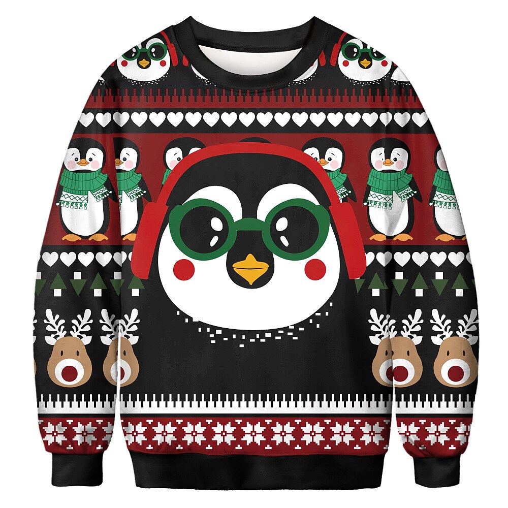 Vánoce Ježíšek Mikina Pullover Vtipná vánoční mikina Anime 3D tisk 3D Grafika Pro Pro páry Pánské Dámské Dospělé Vánoce Karneval Plesová maškaráda 3D tisk 2025 - $23.99 –P7
