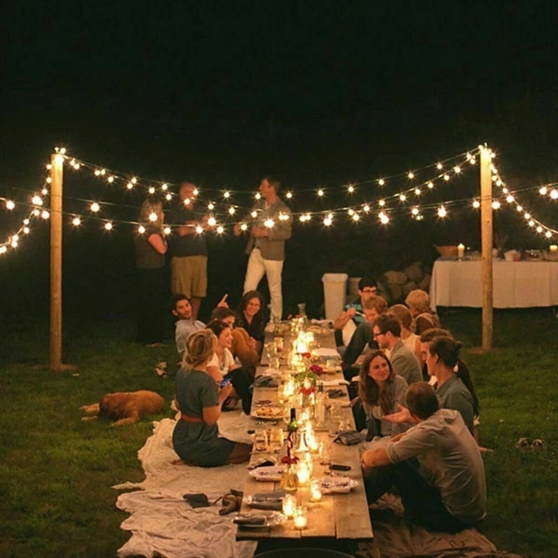 Guirlande lumineuse solaire à LED, 10 m/20 m/30 m/50 m, lumières acryliques étanches pour l'extérieur avec télécommande, plug-in pour les vacances de Noël, les fêtes,&amp;décoration de jardin prise de 2025 ? $30.99 –P8