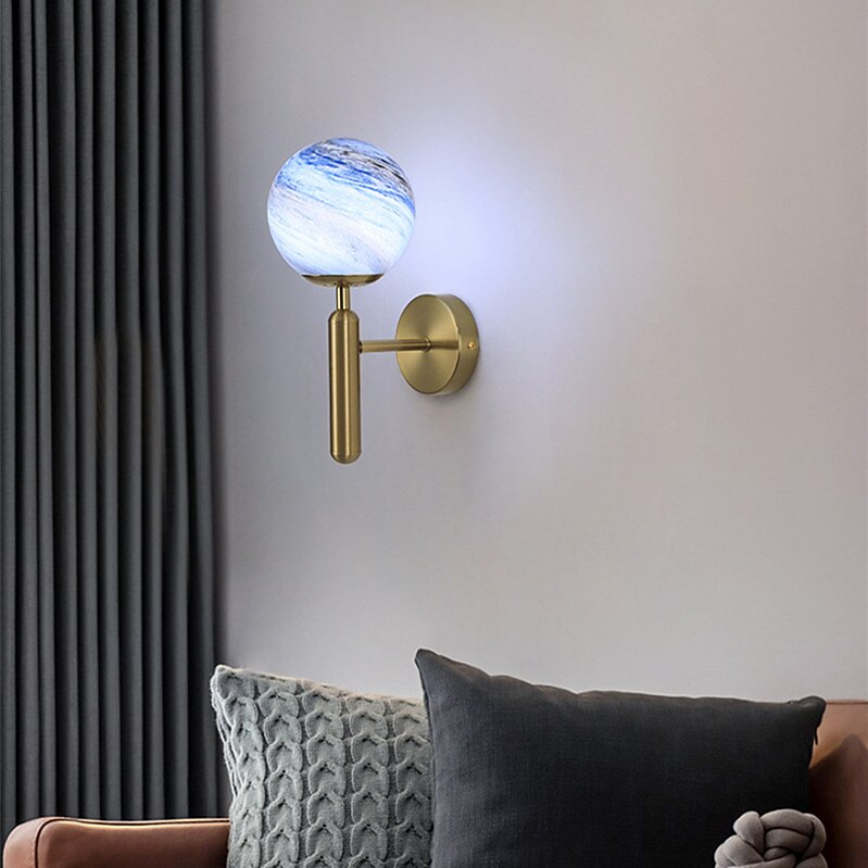 creative planet vegglampe moderne enkel nattbords vegglampe 2026 - $157.99 –P6
