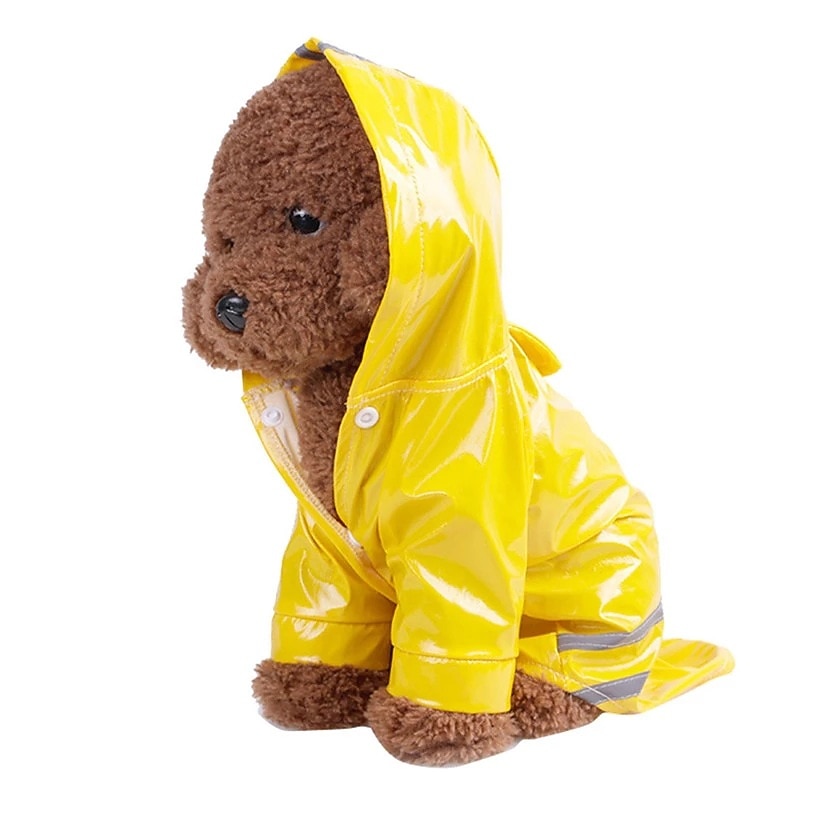 Hund Katze Regenmantel Jacke Reflexionsband Welpenkleidung Regenjacke Mode Wasserdicht Winddicht Trendy Reflektierend Wasserdicht Outdoor Hundebekleidung 2025 - $15.49 –P4