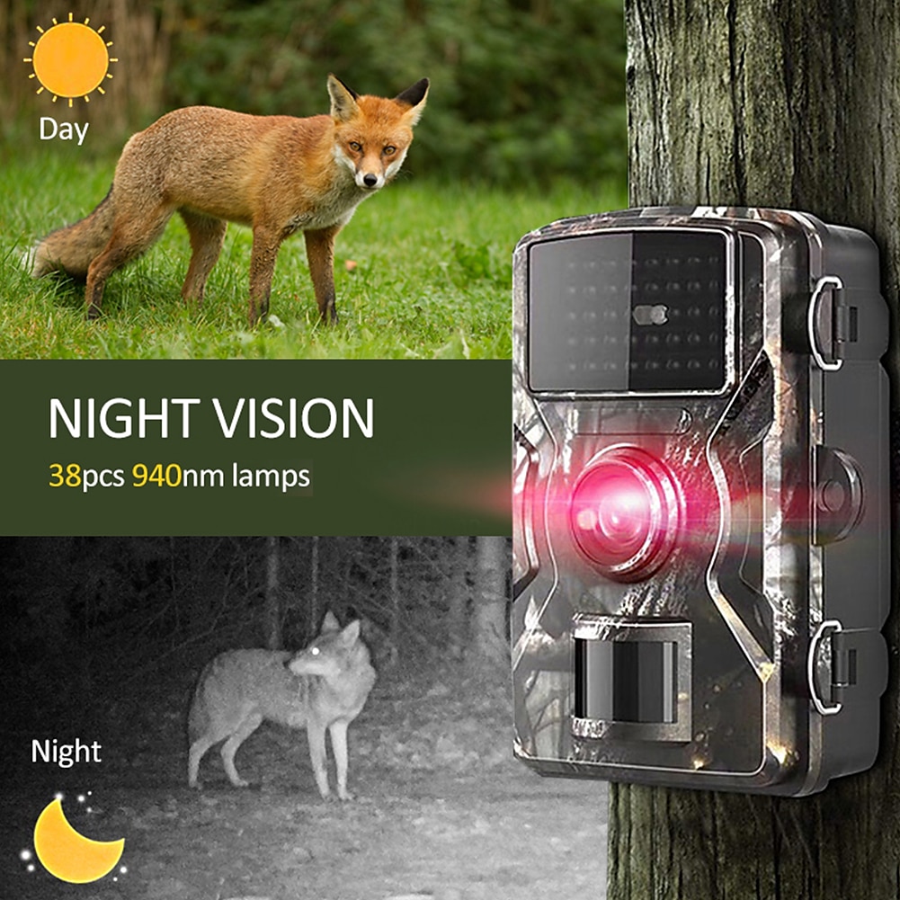 DL001 Hunting Trail Camera 16MP 1080P Wildlife Scouting Camera with 12M Night Vision Motion Sensor IP66 Waterproof Trail Camera 2025 - $55.99 –P2