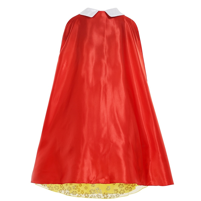 Buchwoche 2026 Schneekönigin Eisig Schneeweiß Märchen Prinzessin Blumenmädchenkleid Themenparty-Kostüm Tüllkleider Cosplay for Mädchen Kinder Weihnachten Karneval Maskerade 2026 - $38.74 –P4