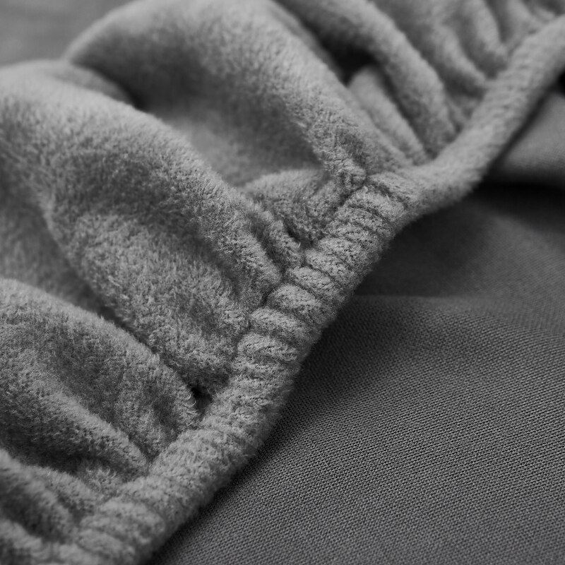 capa de sofá elástica espessa de pelúcia elástica sofá secional poltrona loveseat 4 ou 3 lugares em forma de l cinza macio durável lavável de 2025 por $51.99 –P11
