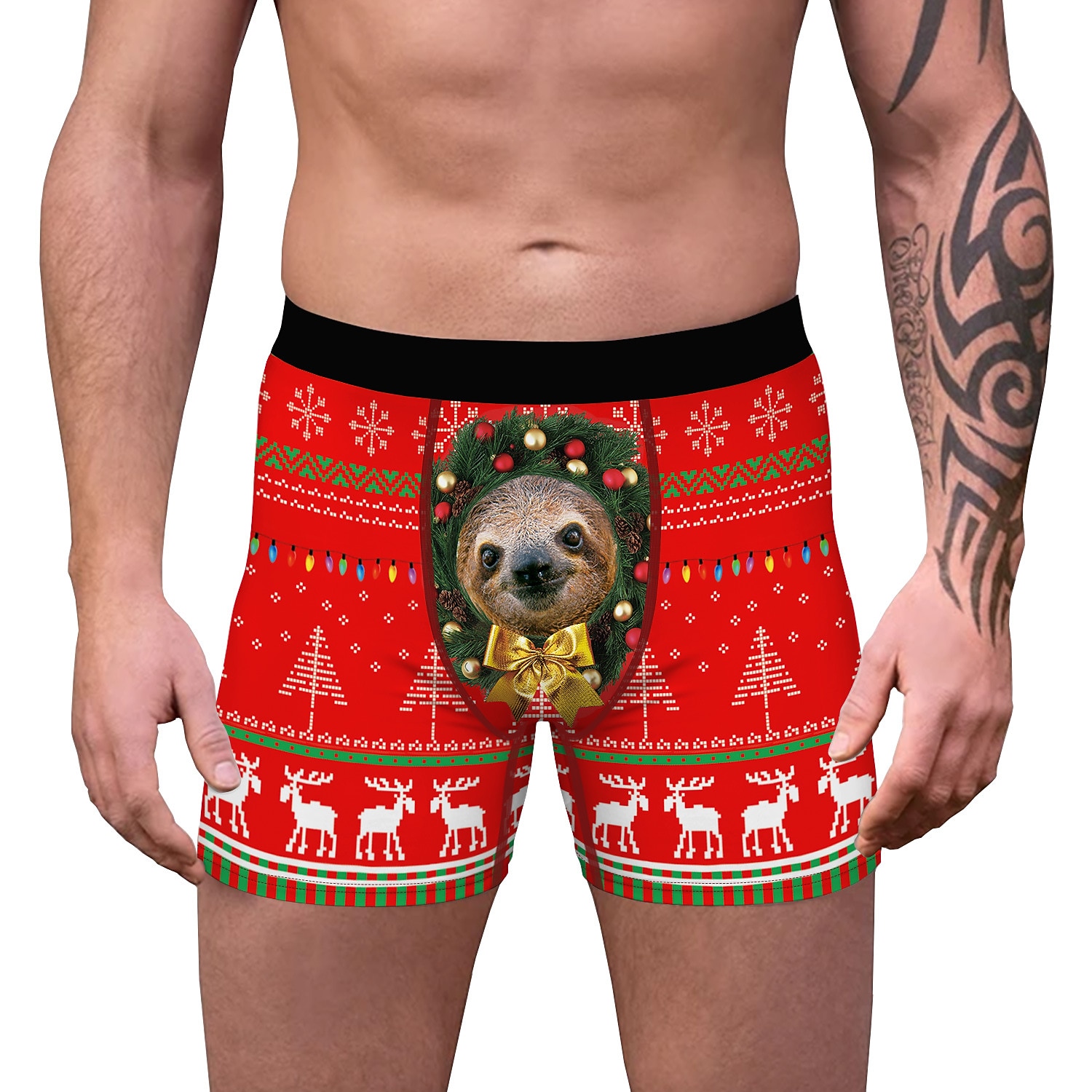 Christmas Gift Boxer Briefs Underwear Men's Christmas Carnival Masquerade Christmas Eve Christmas Adults Party Christmas 2025 - $11.99 –P13