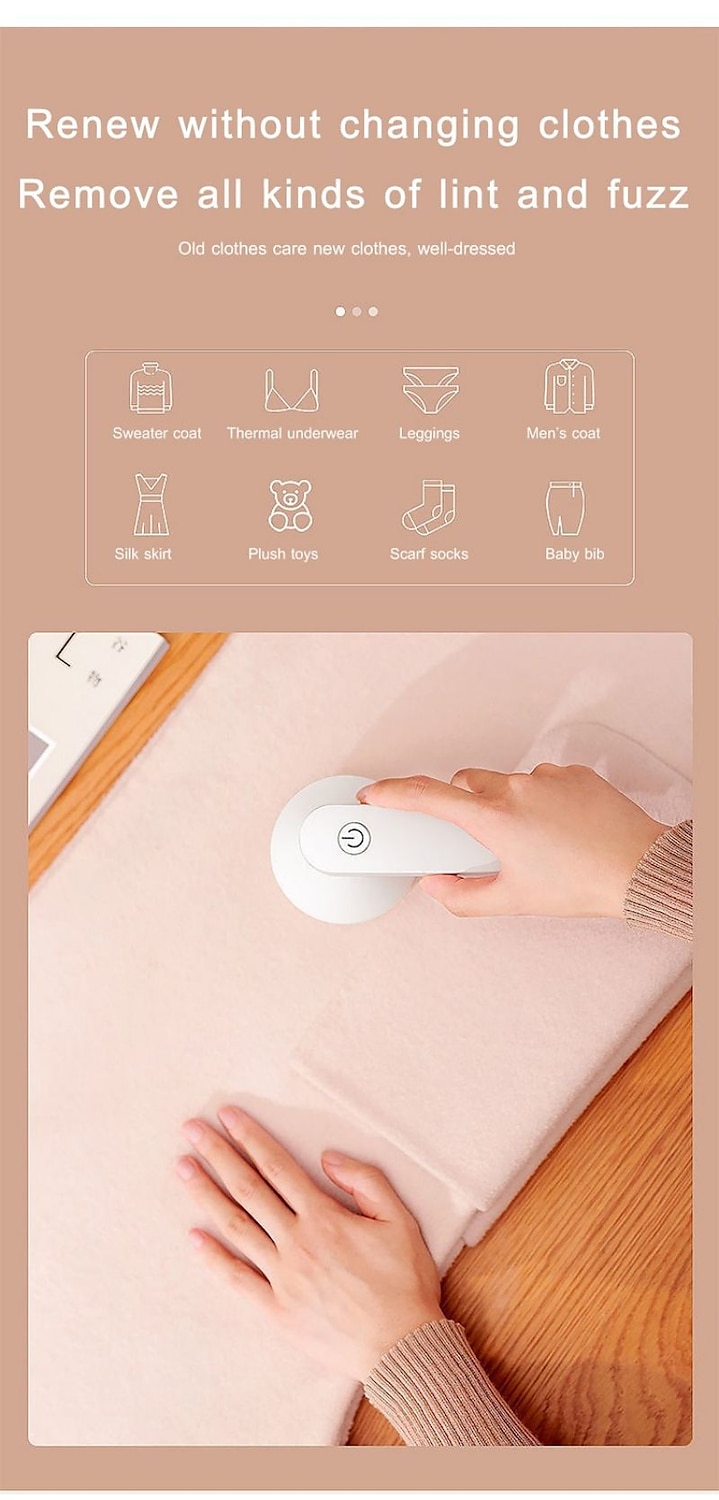 Electric Lint Remover Rechargeable 2-in-1 Lint Shaver USB Charge Portable Lint Remover Fabric Lint Shaver for Clothes Bedding Carpet 2025 - GBP £13 –P7