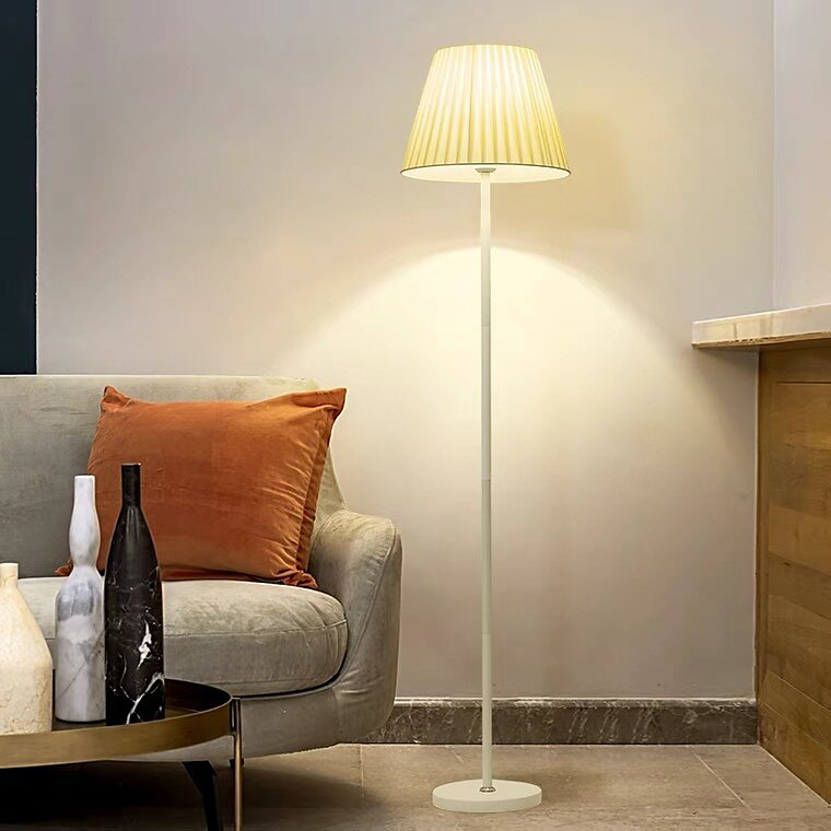 LED Floor Lamp Simple Fabric Bedsides Tall Lamp Living Room Floor Lamps Light Study Room Bedroom Floor Lamps 2025 - $291.99 –P1