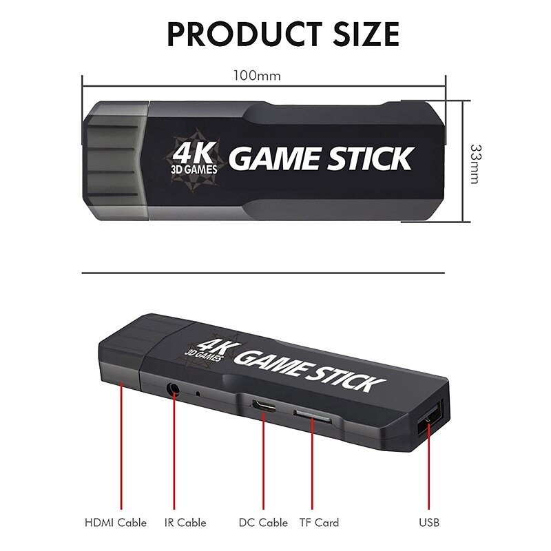 Game Stick 3d Games 4k, Video Game Console