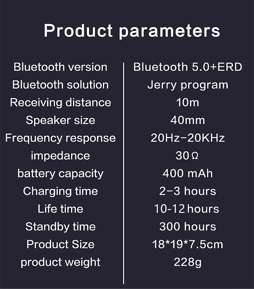 Wireless Headphones Noise Reduction Bluetooth 5.0 Headset Foldable Earphones HiFi 9D Bass Stereo Earphone Sport Headset With Microphone 2025 - $27.99 –P14