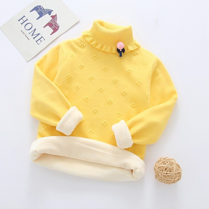 Toddler Girls' Sweater Solid Color School Long Sleeve Active 7-13 Years Fall Black White Yellow 2025 - $17.99 –P14