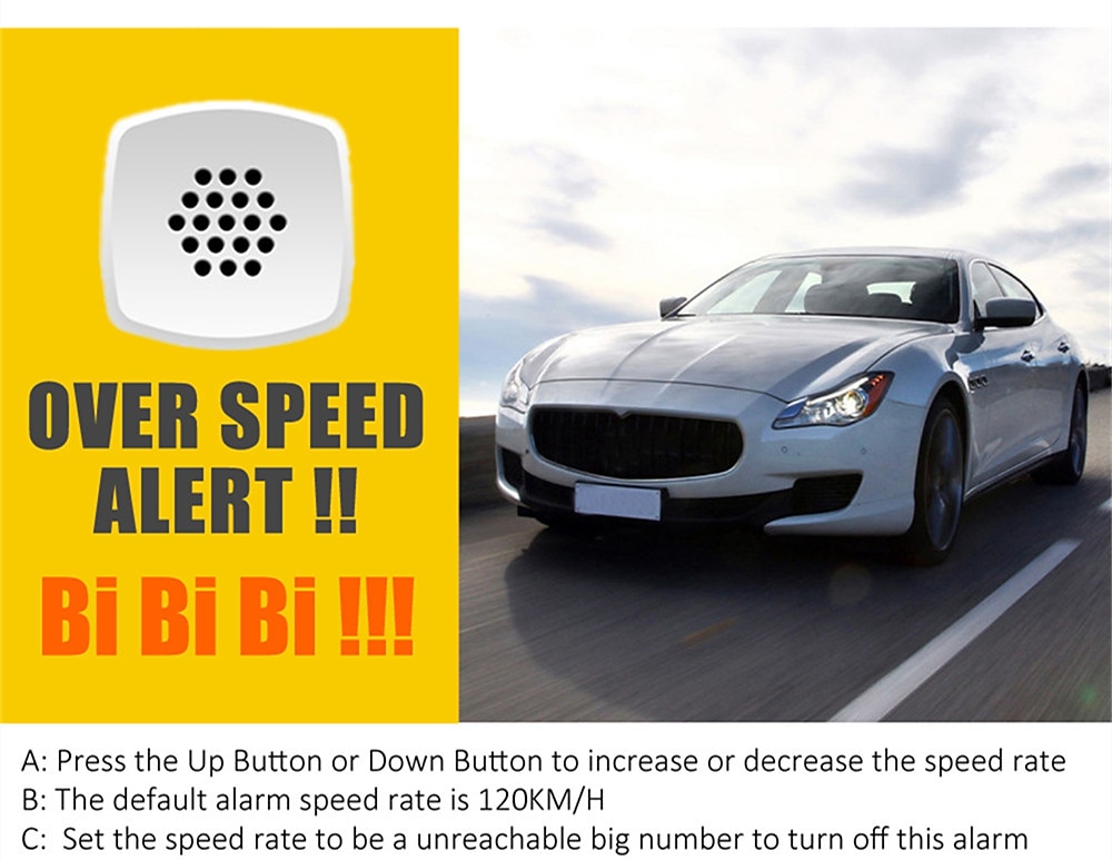 2025年 c60s ユニバーサル デジタル gps スピードメーター 車 hud ヘッド ディスプレイ mph 速度アラート 疲労 運転アラート 100% すべての車 トラック オートバイ atv オフロード ピックアップトラック オートバイ ゴルフカート  コレクション – $47.99 –P4