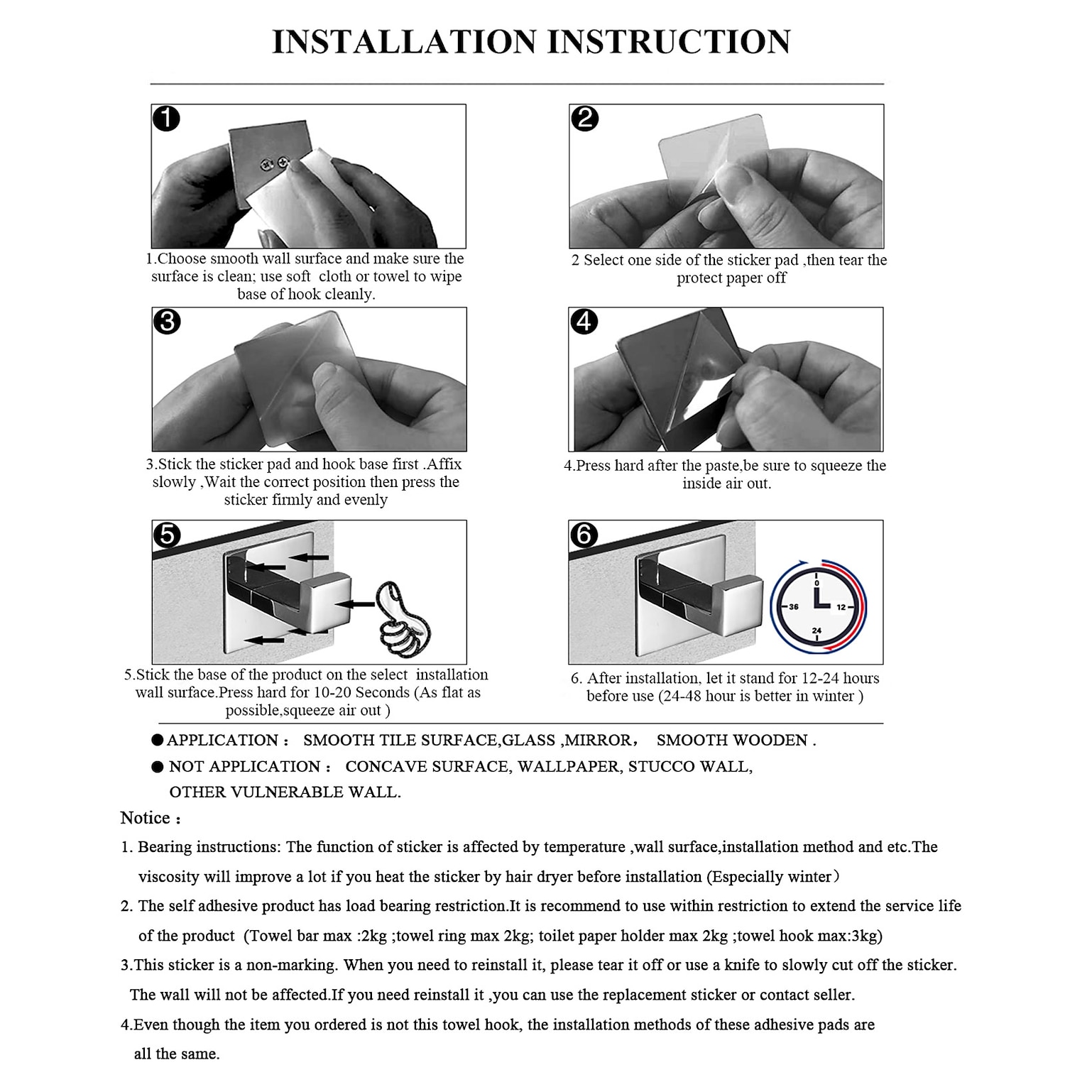 set di accessori hardware per il bagno, porta accappatoio autoadesivo a parete, portasciugamani in acciaio inossidabile cromato, porta asciugamani, porta carta igienica del 2025 a $39.99 –P3