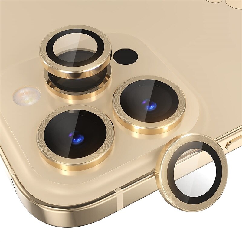 1 σετ Προστατευτικό φακού κάμερας Για Apple iPhone 16 iPhone 15 Pro Max Plus iPhone 14 13 12 11 Pro Max Plus Mini SE Κράμα Αλουμινίου Επίπεδο σκληρότητας 9H 2025 - $9.99 –P3