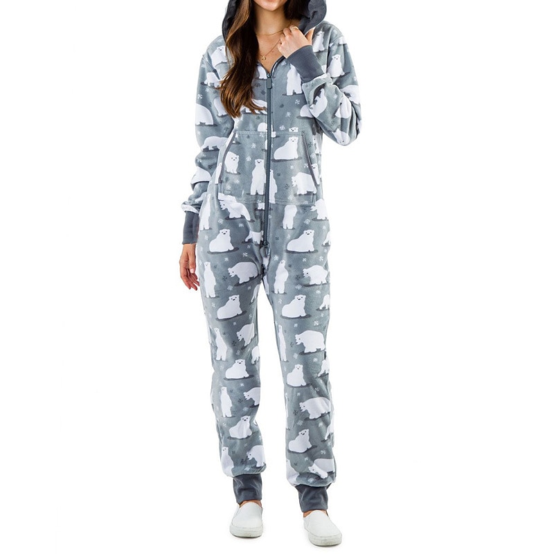 Kerstman Kerst pyjama Onesie pyjamas Dames Kerstmis Volwassenen Kerstmis kerstavond Feest Huiskleding Onesie 2026 - $38.99 –P8