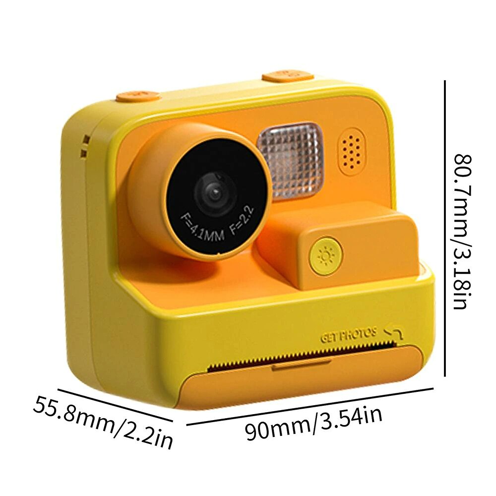 Instant Print Camera Thermische Afdruk Camera 1080P HD Digitale Camera Met 3 Rollen Afdrukpapier Video Foto Speelgoed Jongens Meisjes Valentijnsdag Cadeau 2026 - $92.99 –P16